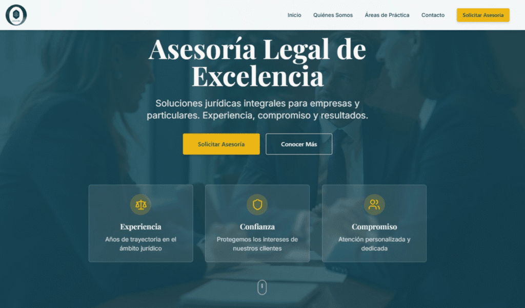 diseño web estudio juridico casals & miño